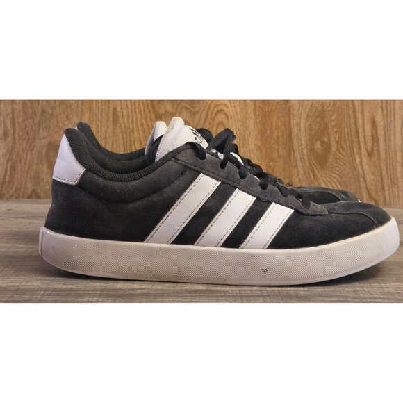 adidas Other - Adidas VL Court 3.0 Athletic Sneakers Shoes Youth Size 3 Black White